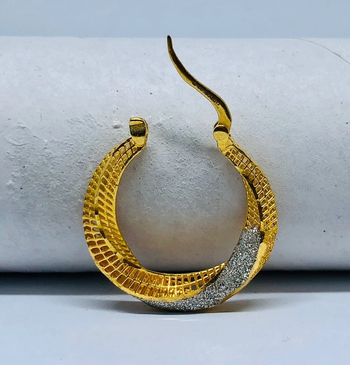 Pure 22k Yellow Gold Hoop Bali Earrings ,huggies , Spiral Bead Handmade  Gold Earrings for Women, Christmas Gift, Dainty Indian Gold Earrings - Etsy  | Small earrings gold, Etsy earrings gold, Bali earrings