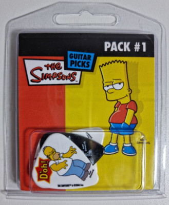 5 Stück Gitarren Plektrum Plek Guitar Pick Simpsons Set Nr. Pack 1 Grover Allman