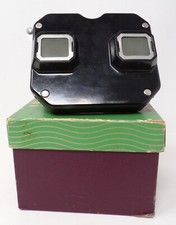 Vintage Sawyer's Bakelite View-Master Stereoscope Viewer w/ Box Paprerwork