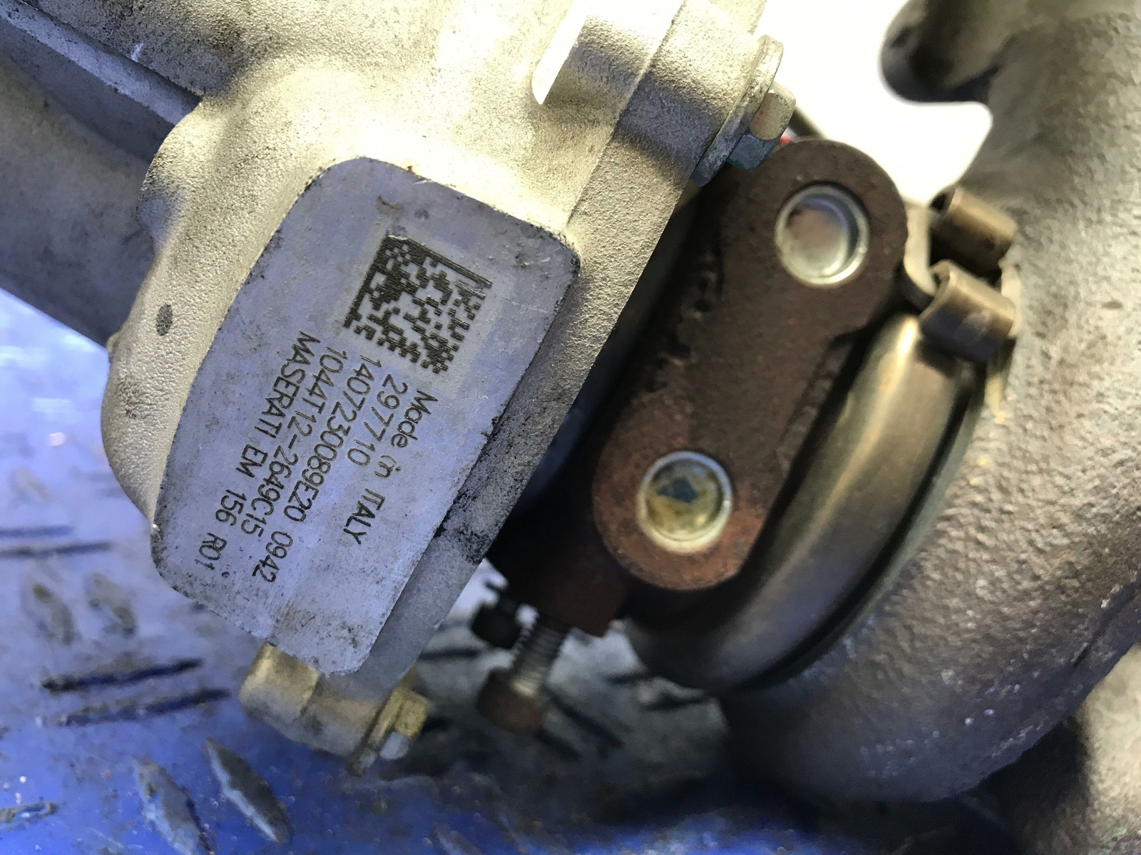 2014 - 2017 MASERATI GHIBLI 3.0L RIGHT ENGINE TURBOCHARGER 66K MILES 297710 OEM
