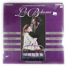 NOS 1989 La Boheme San Francisco Opera Laserdisc Luciano Pavarotti Mirella Freni