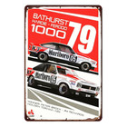 TIN HOLDEN BATHURST HARDIE-FERODO 79 MARLBORO Rustic Metal Sign Vintage