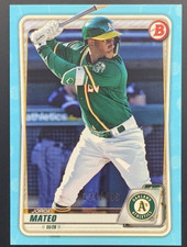 2020 Bowman Paper Prospects II Parallel Sky Blue #BP-138 Jorge Mateo  /499