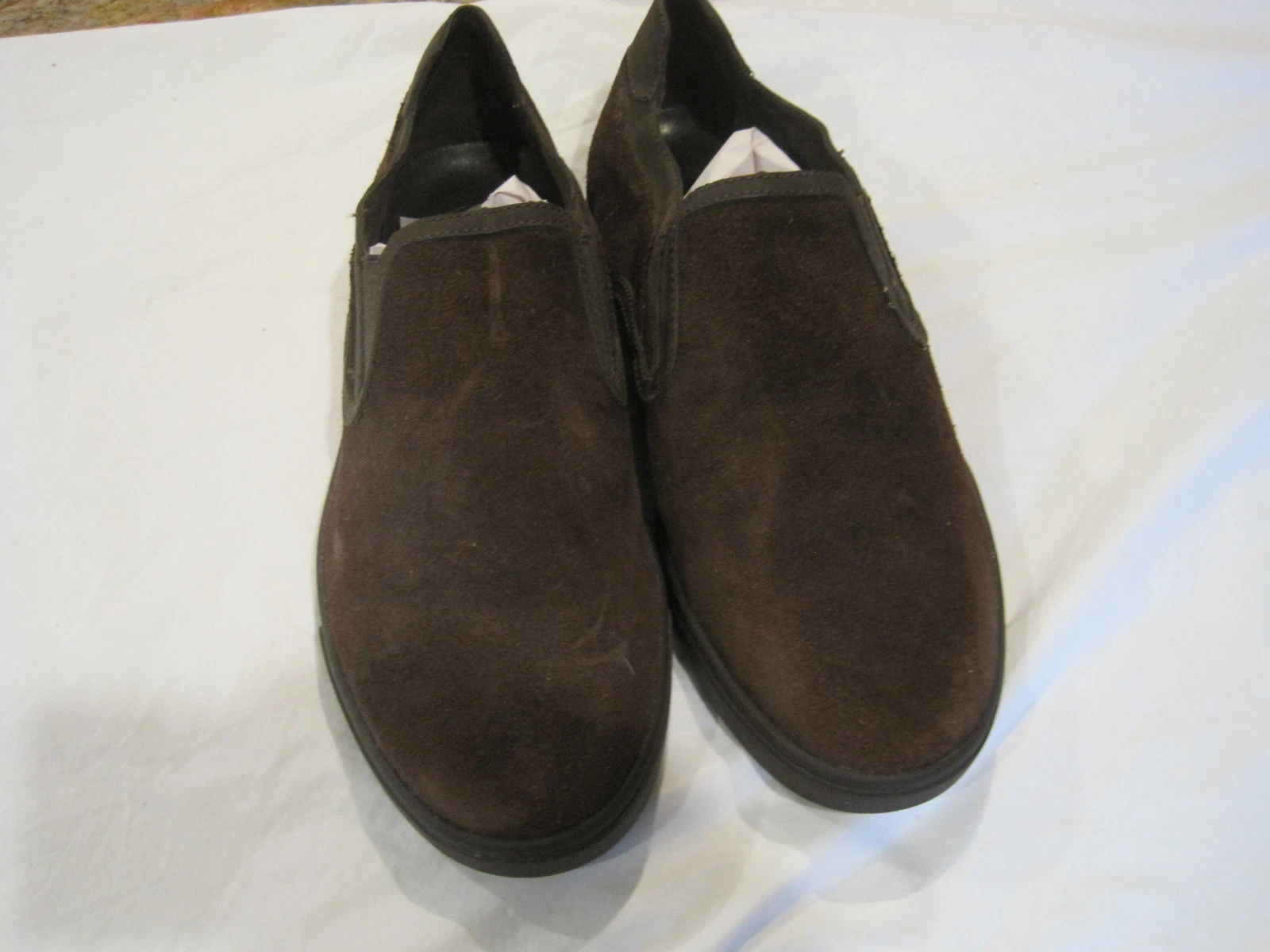 Scarpe UGG slip on in pelle scamosciata marrone S N 1008167 ~ da uomo taglia 9 5 ~ LBDCR