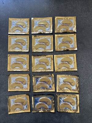 Crystal Collagen Gold Powder eye mask removes puffiness reduces dark circles  15