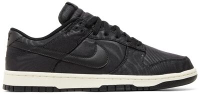 Nike Dunk Low Black Canvas DV7211-001 Men Size