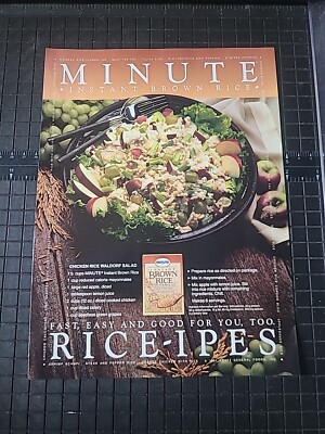 Minute Instant Brown Rice Vintage Print Ad 1991 8x11 Great To Frame 