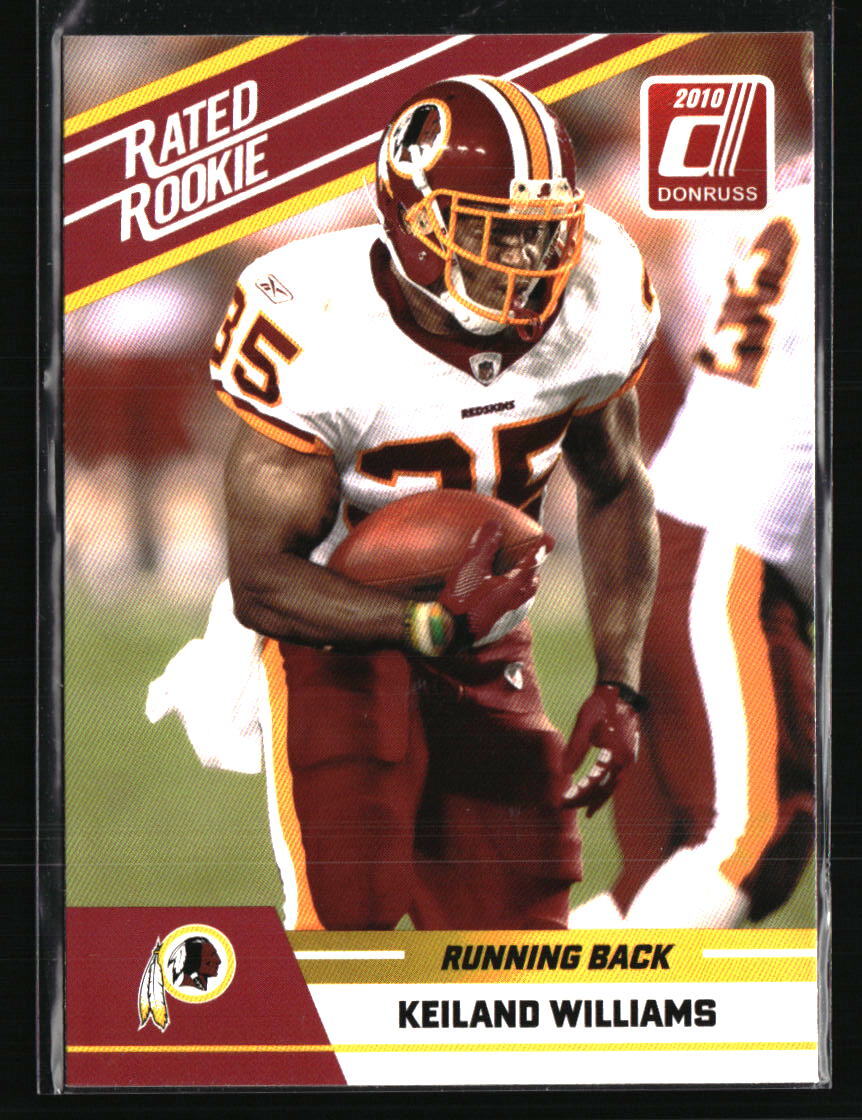 Keiland Williams 2010 Donruss Rated Rookies #61  Football Card