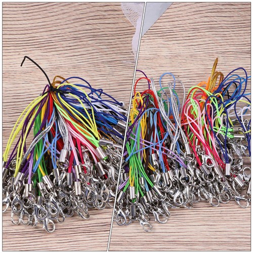 50 Pcs Lobster Buckle Rope Phone Lanyard Attachment Keychain Cords - Photo 8 sur 12
