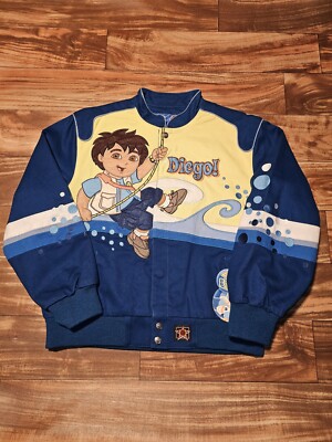 NEW Vintage Go Diego Go Nickelodeon JH Design Jacket 2007 Vtg Coat