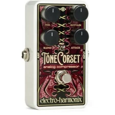 Electro-Harmonix EHX Tone Corset Analog Compressor Effects Pedal