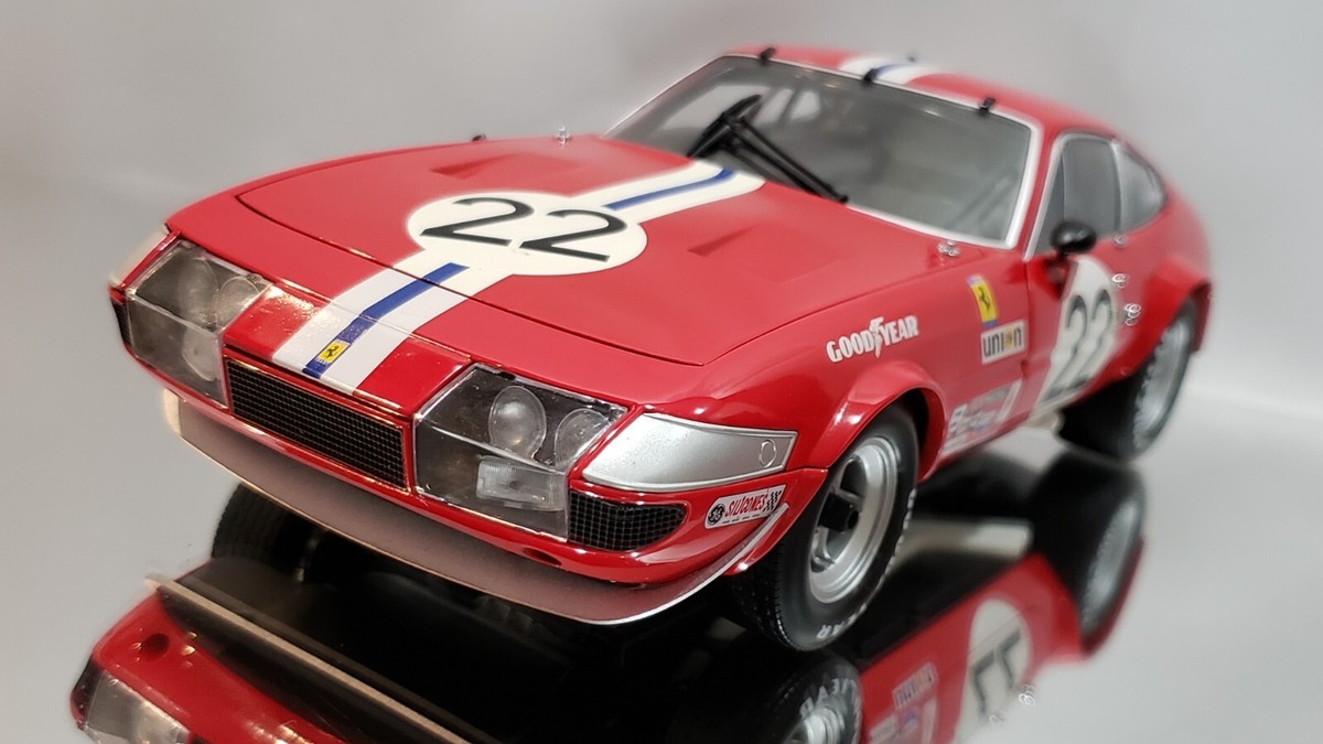 1/18 KYOSHO FERRARI 365 GTB4 DAYTONA COMPETIZIONE RACE CAR 1/18 KYOSHO FERRARI 365 GTB4 DAYTONA COMPETIZIONE RACE CAR