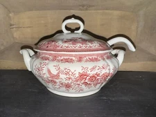 Villeroy & Boch Red Fasan Pattern Soup Tureen