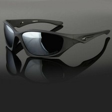 New Men Sport Sunglasses Outdoor Mirror Wrap Around Driving Eyewear Glasses Us
