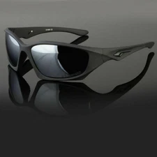New Men Sport Sunglasses Outdoor Mirror Wrap Around Driving Eyewear Glasses Us