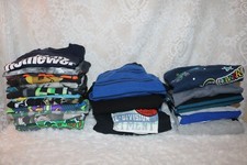 boys clothing LOT 3 shirts, shorts sizes 10-12 Med Small 27 Items