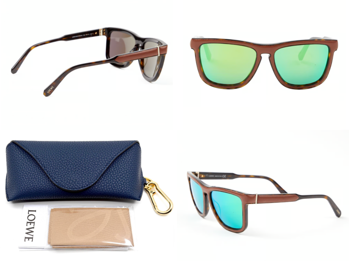 VIP【送料関税込】LOEWE Square Frame Sunglasses LOEWE EYEWEAR Screen square-frame acetate sunglasses | NET-A