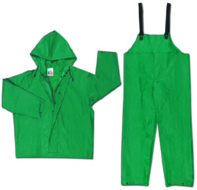 RIVER CITY 611-3882L DOMINATOR- 42MM- PVC/NYLON/PVC- SUIT 2 PC GREEN