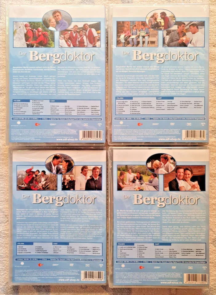 Der Bergdoktor - Staffel 1 - 4  [12 DVDs]  Hans Sigl  NEU - Bild 2 von 2