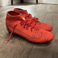 Nike Mercurial Super Fly 8 FG Football Cleats DD3092-991 10 Red Nike ID
