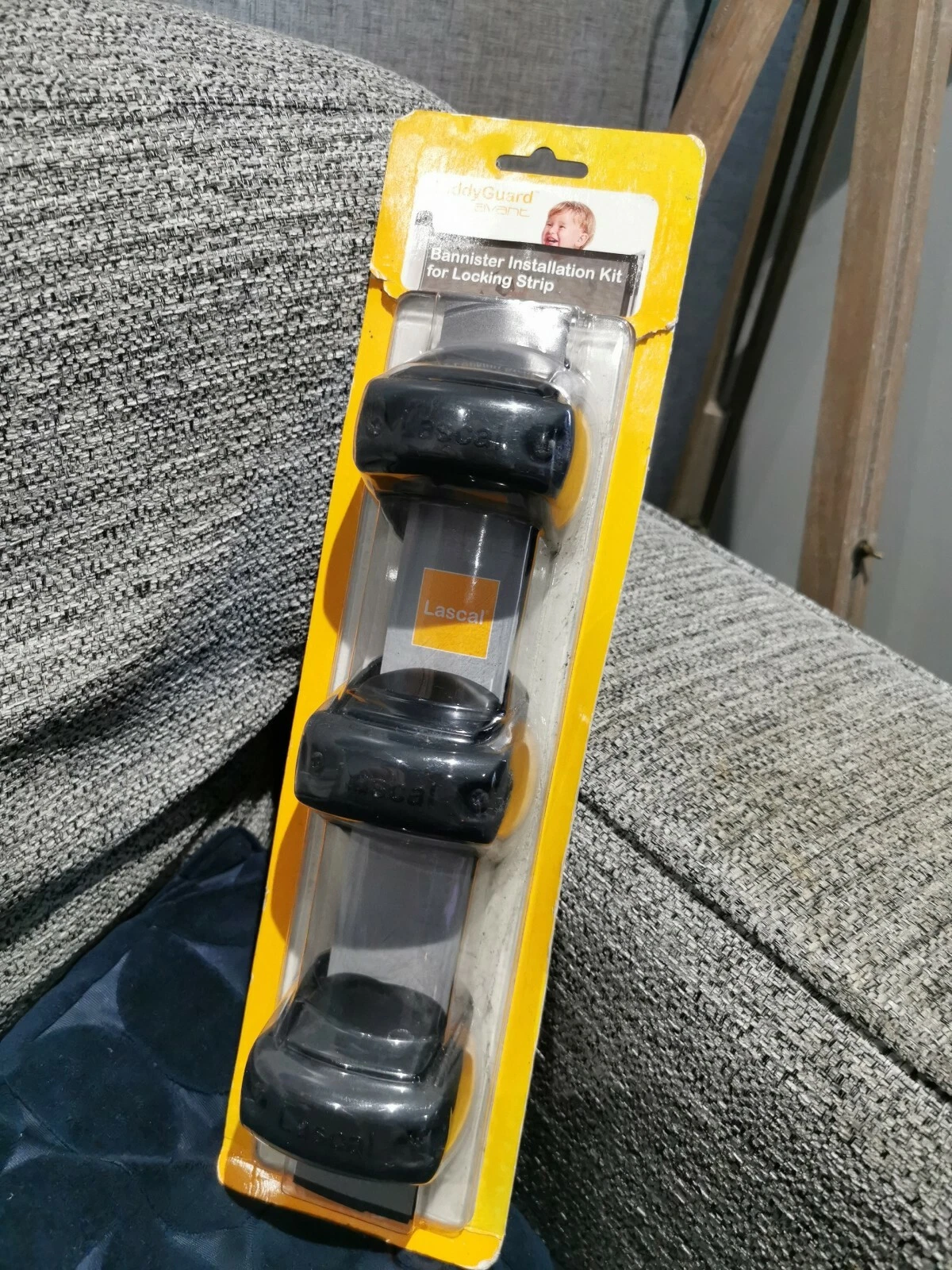 Kiddyguard Avant Bannister Installation Kit, Locking Strip - Black New