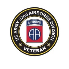 82nd Airborne Division Veteran Sticker