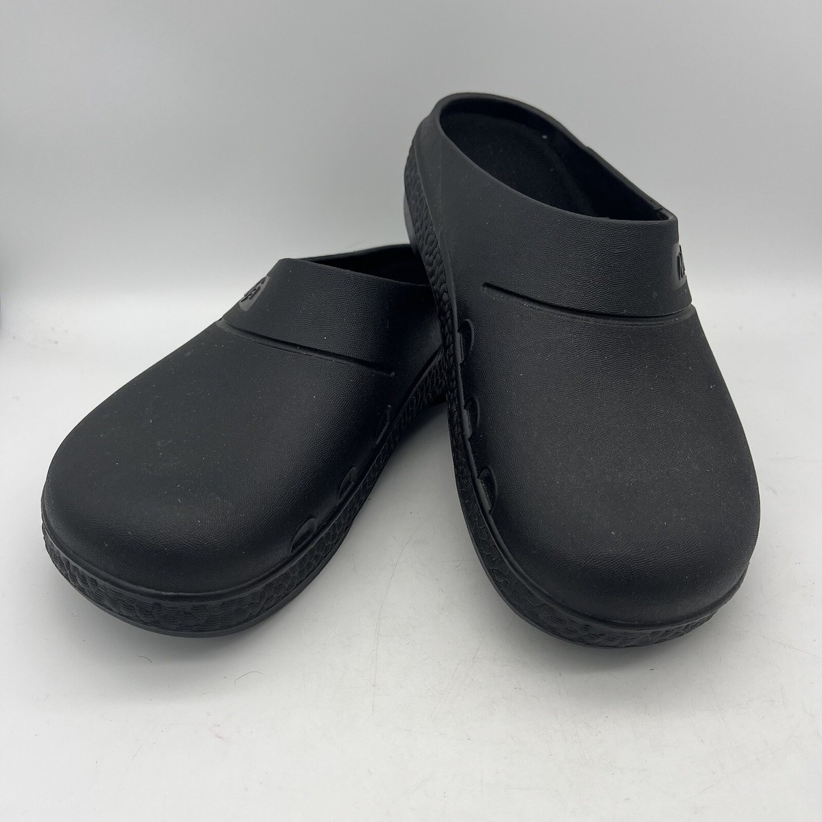 M-BOYA Lady Mr Water Resistant Work Shoes Size 39 Clogs Slip On Black  w/Insert