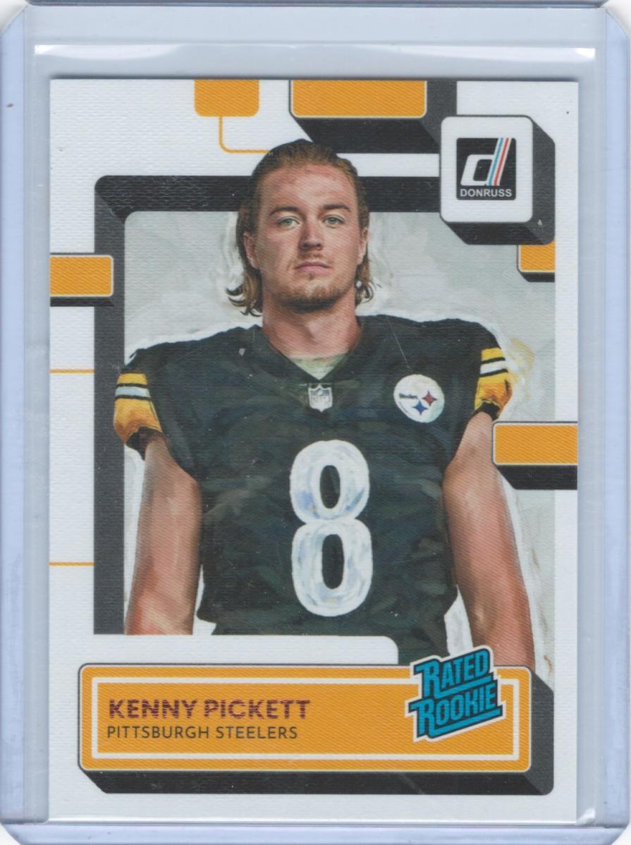 Kenny Pickett 2022 Donruss #301 Rated Rookies Portrait Pittsburgh Steelers