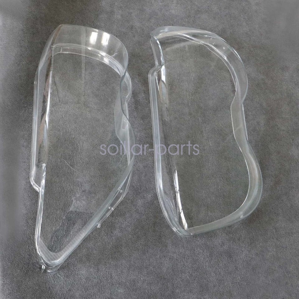 Par de cubiertas de lente de faros para BMW Serie 7 E65 E66 745i 760Li 2002-2005 Foto 4 de 4