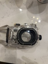 Canon WP-DC51 Waterproof Camera Case, 40m Depth, Clear Plastic, Water Resistant