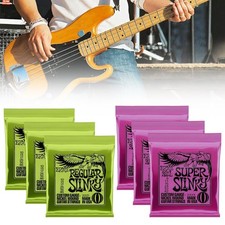 Elektrische Gitarrensaiten 3er Set Rundwicklu...