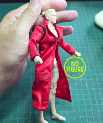 Handmade 1/12 overcoat for Dante body Romankey action figure(No Figure)