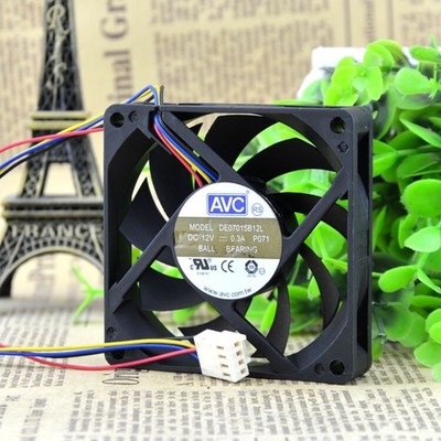 1PC NEW AVC 7015 CPU Fan 7CM   Smart Speed DE07015B12L   #iw