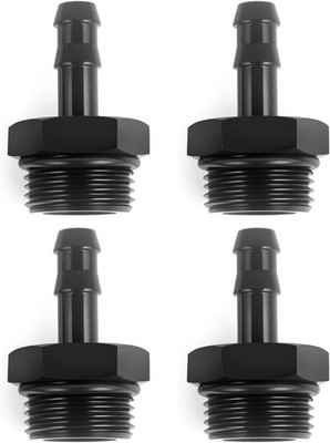 10AN ORB Male to 3/8'' Hose Barb Straight Fitting Adapter  Size: -10 ORB to 3/8
