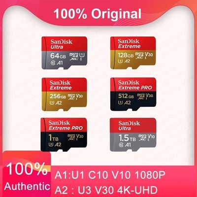 SanDisk Ultra Extreme PRO Micro SD Karte 64 GB 128 GB 256 GB 512 GB 1 TB U1