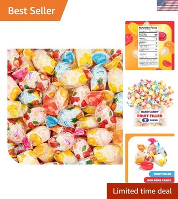 Delightful 2 Pound Bag of Mixed Fruit Bon Bons - Gluten Free Candy Heaven