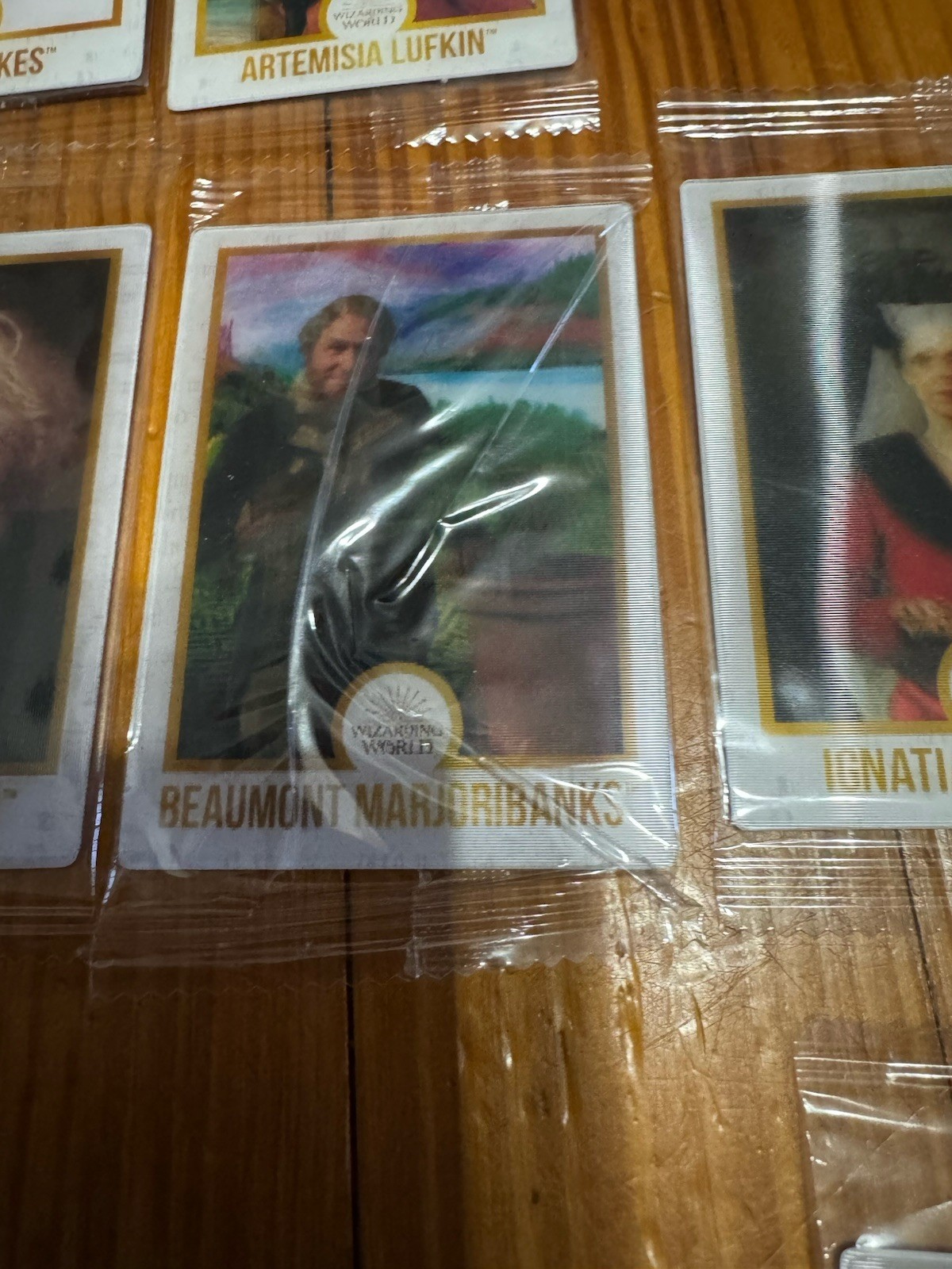 Harry Potter Chocolate Frog Wizarding World Lenticular Cards (Lot of 17) No Dupe