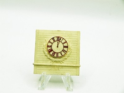 Plasticville O/S Scale Ind. Hall Large Red Tower Clock
