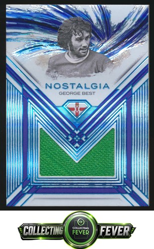 2026 Futera Unique Nostalgia #NS35 Patch Jersey Game Worn George Best /9