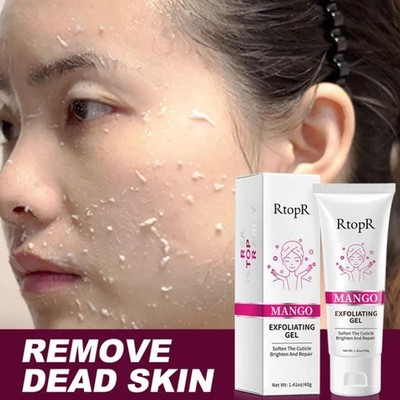 Facial Exfoliating Mousse Peeling Gel Face Scrub Moisturizing Whitening R4T K5E5
