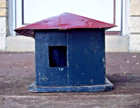 Vintage O Gauge Metal Railroad Depot 1930s "Folk Art" O & Standard Gauge — photo 2