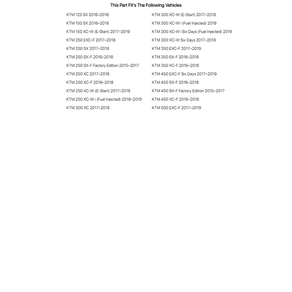 Пена для сиденья Motoseat MC для KTM 500 EXC-F 2017-2019 - Изображение 3 из 3