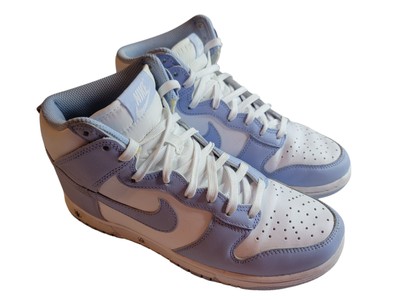 Nike High Dunk Aluminum White Blue Women's Sneakers $160 Size 8