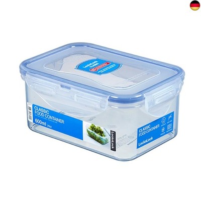 LocknLock PP Classic Frischhaltedose | 0,6 L | 15,1 x 10,8 x 6,9 cm | 100 %