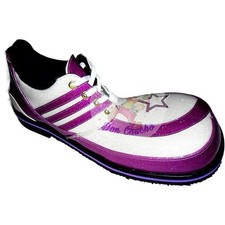 Mexican Professional Purple White Clown Shoes Zapato Para Payaso Made In Mexico