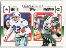 2010 Topps #GL-ST Emmitt Smith / LaDainian Tomlinson Gridiron Lineage
