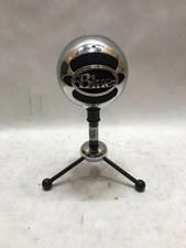 Blue Snowball USB Microphone - No Cable - Brushed Aluminum - Tested Working DW