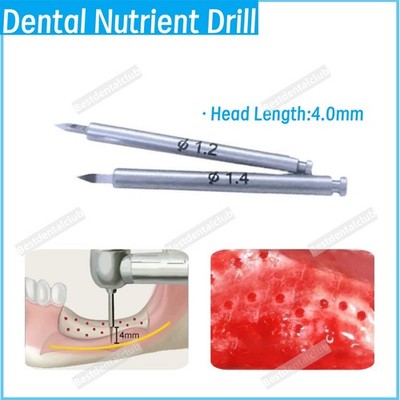 Dental Nutrient Drill Increment Nutrient Hole Drill Tack GBR Pilot Drill