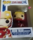 Funko Pop! Vinyl: Marvel - Iron Man (Unmasked) - Hot Topic (Exclusive) #136