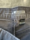 Carhartt Relaxed Fit Rugged Flex Rigby Canvas Work Pants Gray Mens 30x32 Stretch — photo 6